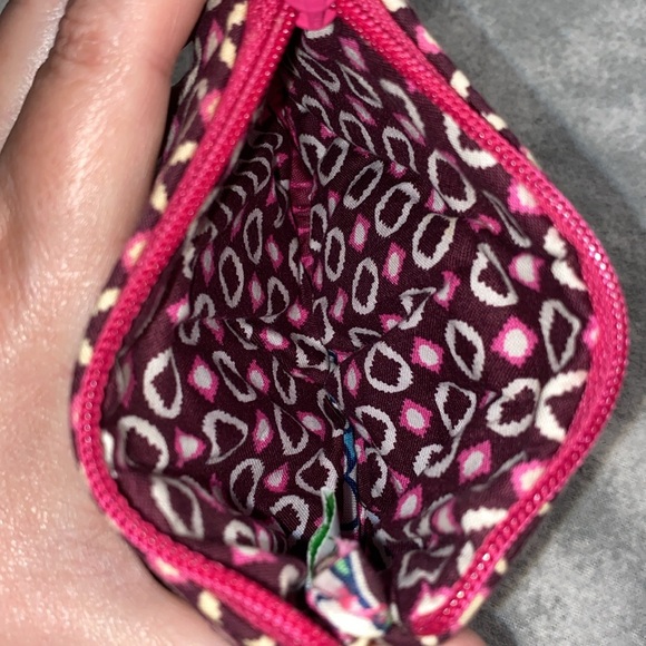 Vera Bradley Pink Cupcakes Spring 2009 Zip-Closure Coin Purse EUC - Picture 3 of 5